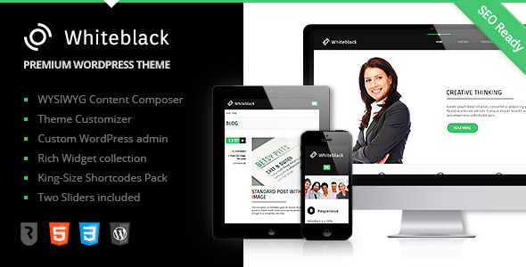 WhiteBlack - Premium Business WordPress Theme