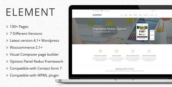 Element - Multipurpose WordPress Theme