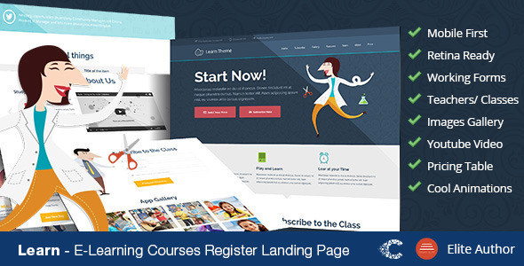 Learn - Education Classes Landing Page