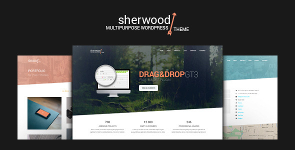 Sherwood - One Page and Multipage WordPress Theme