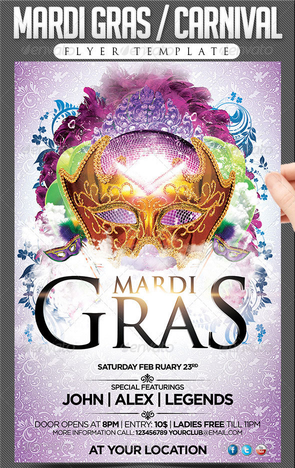 Mardi-Gras-Carnival-Flyer