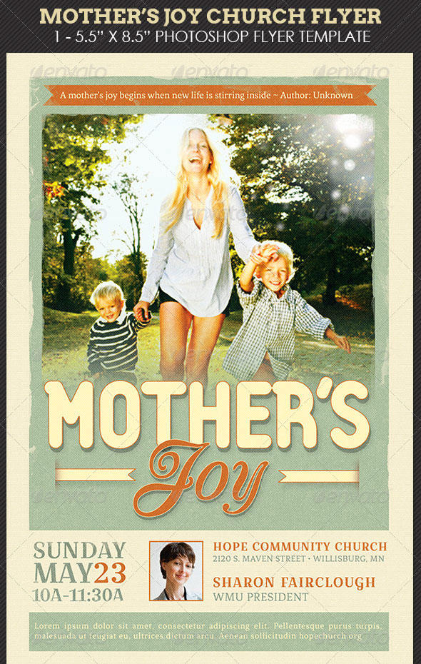 Mother’s-Joy-Church-Flyer-Template