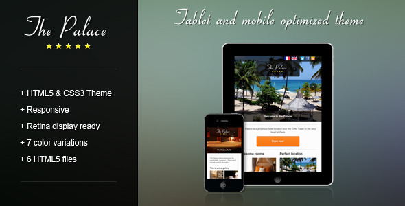 The Palace Mobile and Tablet HTML Theme