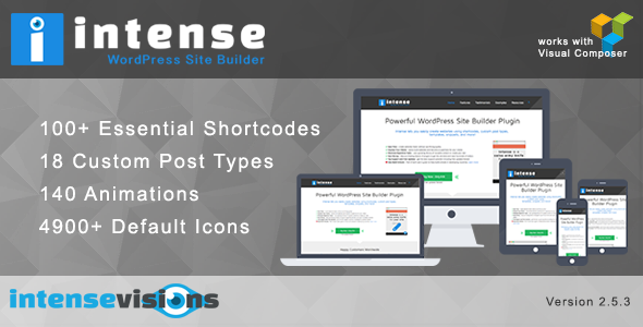 Intense - Shortcodes and Site Builder for WordPress