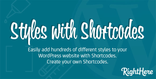 Styles with Shortcodes for WordPress