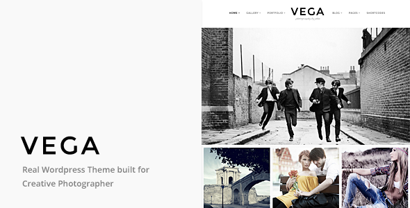Vega Portfolio Gallery Theme for Photographer