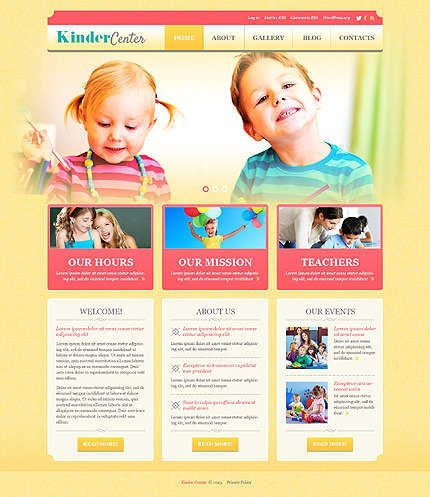 Kids Center WordPress Theme