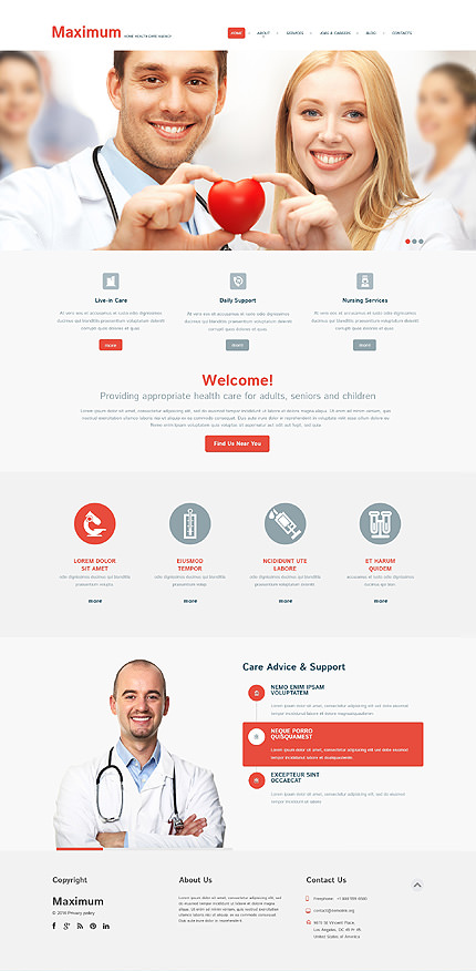 Medical Responsive WordPress Theme