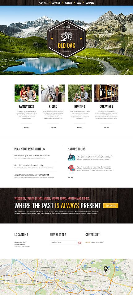 Favorable Ranch Location WordPress Theme