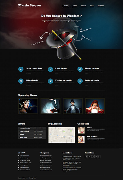 Personal Page WordPress Theme