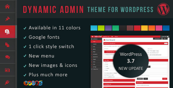 Dynamic Admin Theme for WordPress