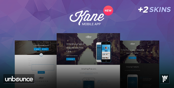 Kane - Unbounce App Landing Page