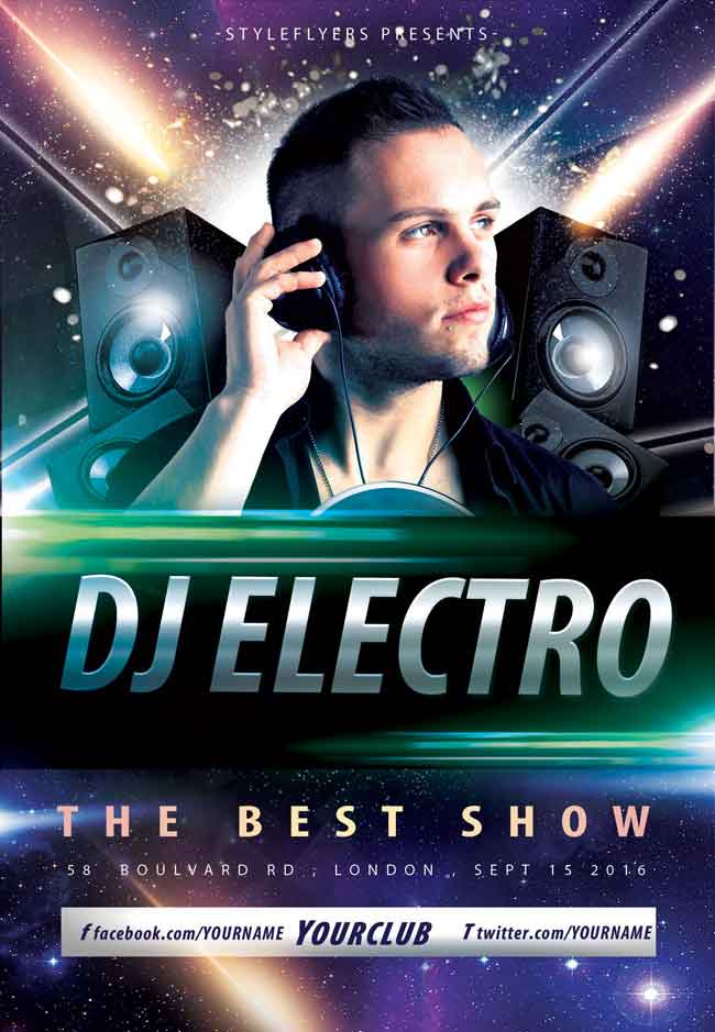 DJ-Electro-Flyer-PSD
