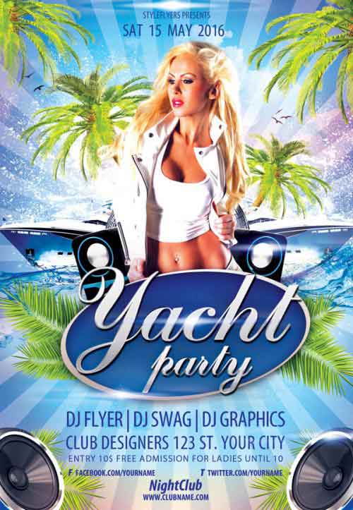 Yacht-Party-PSD-Flyer-Template