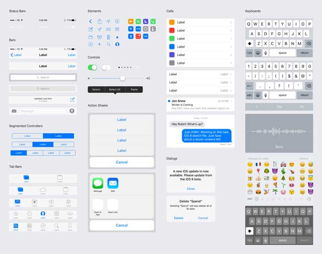 Free-iOS-9-GUI-PSD-for-iPhone
