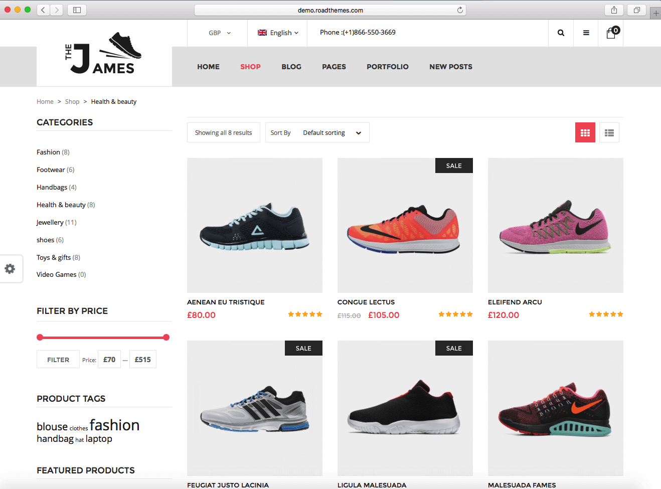 using WooCommerce 2016 to sell shoes