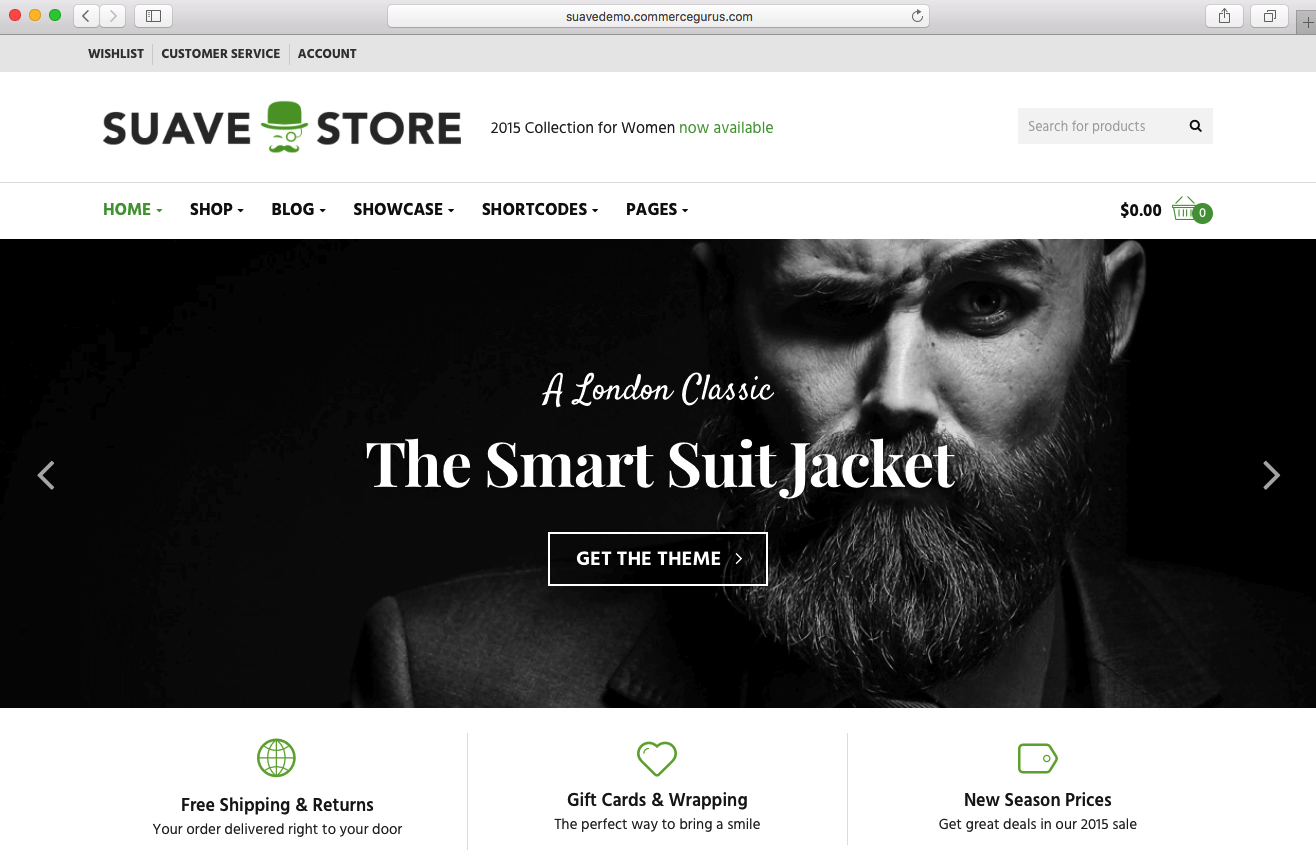 using WooCommerce 2016 to sell men's fashion products