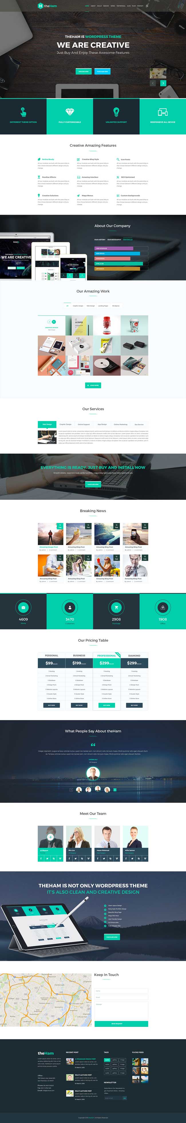 theHam-Free-Creative-Landing-Page-PSD-Template