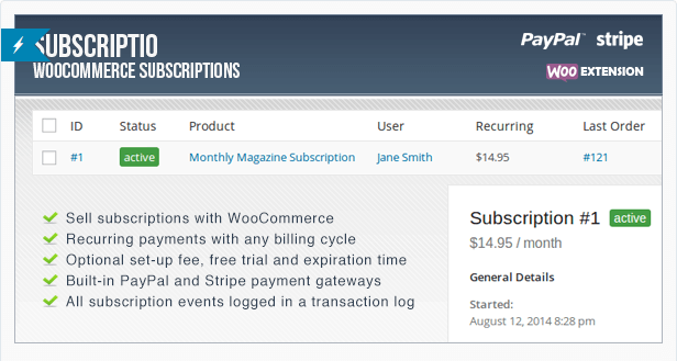 with this payment plugin, you can create subscription plans for newspapers and magazines