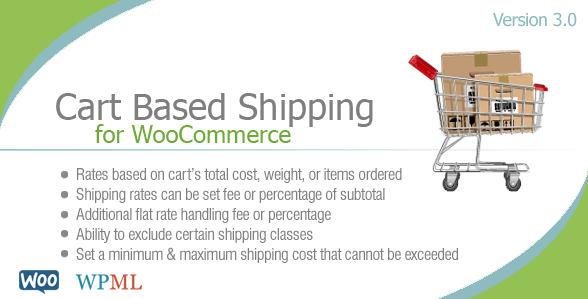 this WooCommerce shipping plugin helps you setup cart-based shipping methods