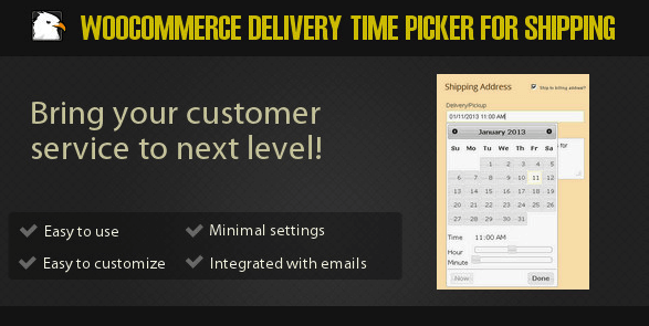 with this WooCommerce shipping plugin, your customers can choose delivery time for their order