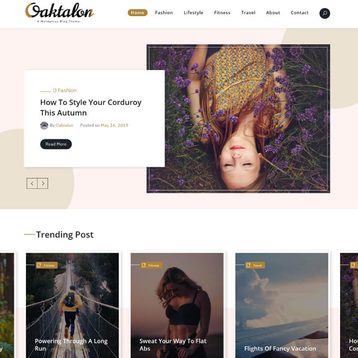 Oaktalon WordPress Theme