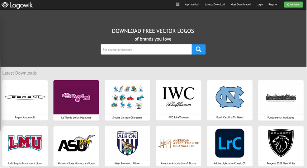 Download most famous brands logos in SVG