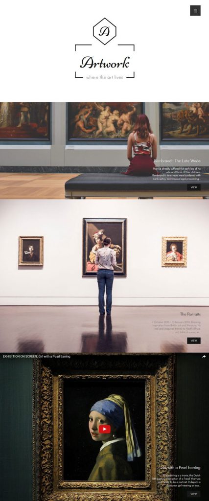 best wordpress themes for artists free