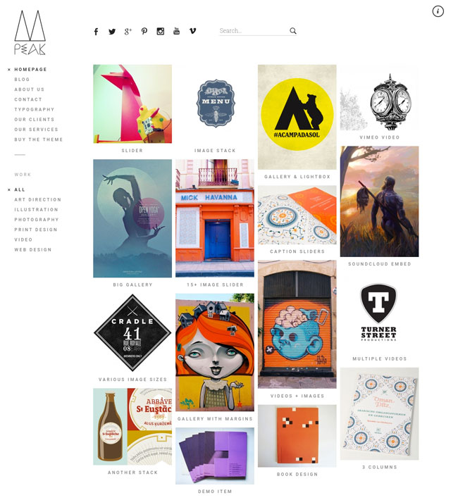 wordpress themes free customizable for artists