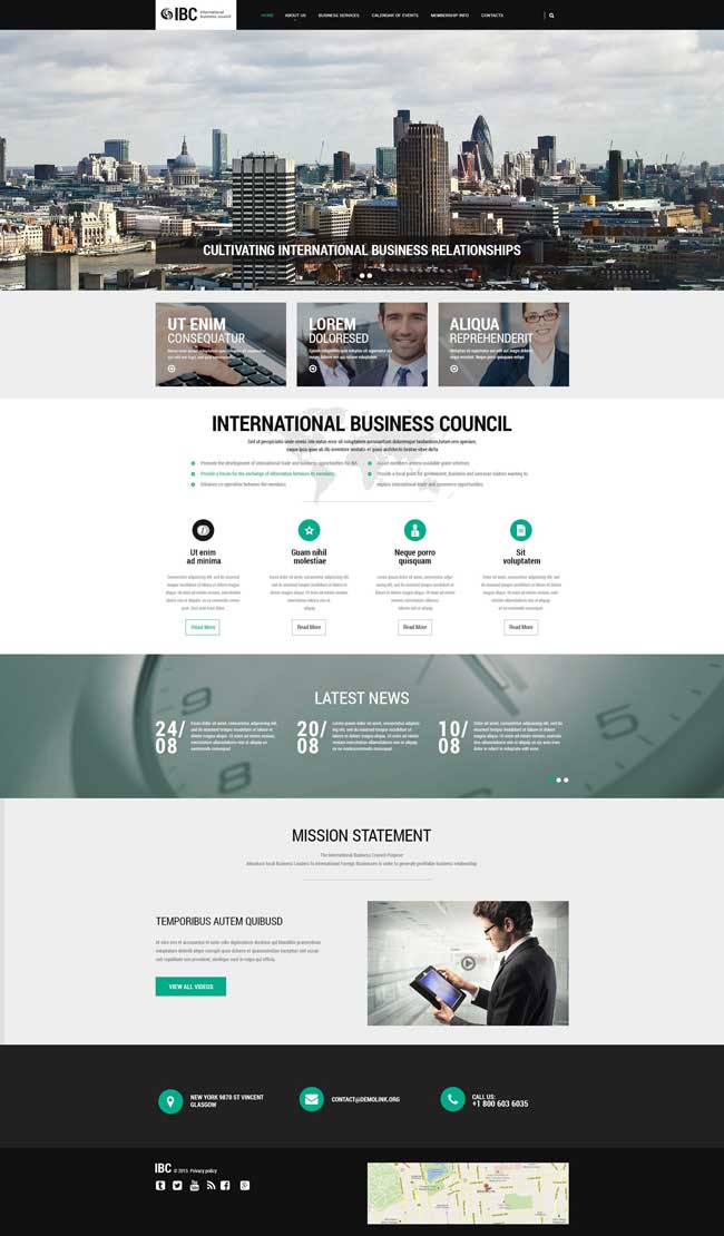 International-Business-Website-Template