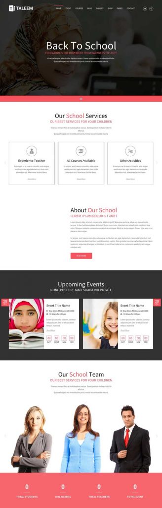 35+ Best Education Responsive HTML Templates for Universities, Schools ...
