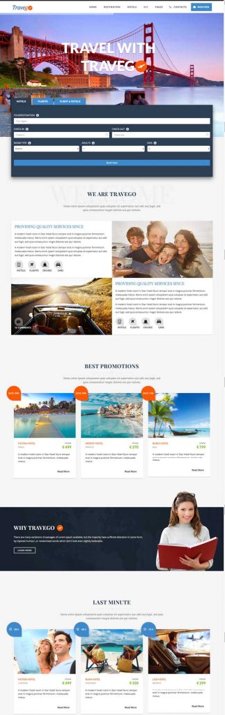 20+ Best HTML Responsive Booking Templates for Travel, Hotel Booking ...