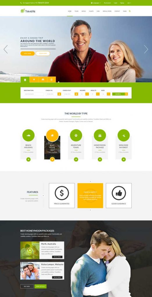 20+ Best HTML Responsive Booking Templates for Travel, Hotel Booking ...