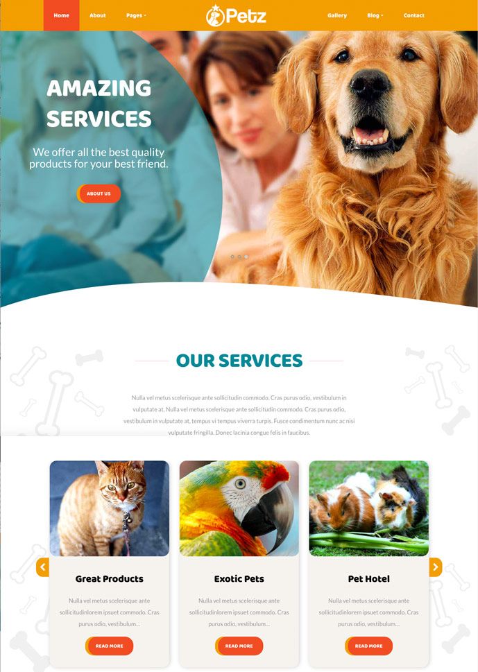 20 Best Pets Animals WordPress Themes for Pet Care Shop