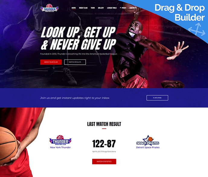 Responsive Sports Website Templates