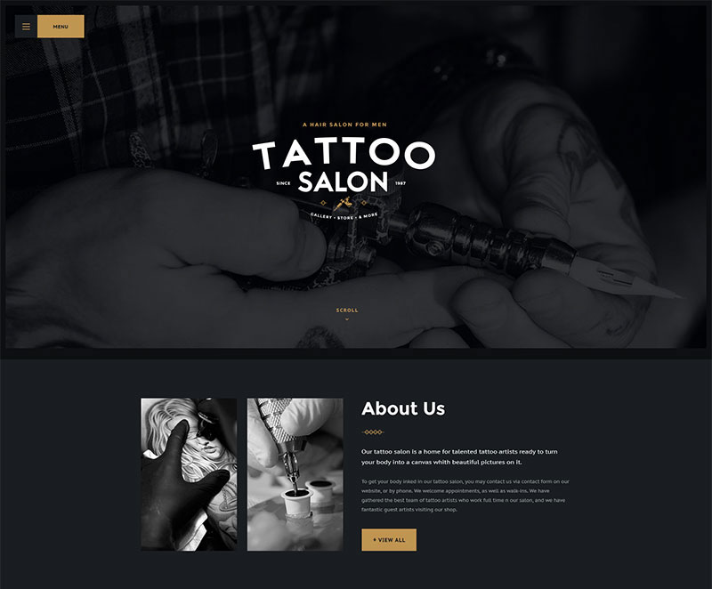 Inkd-tattoo-studio-onepage-wordpress-theme